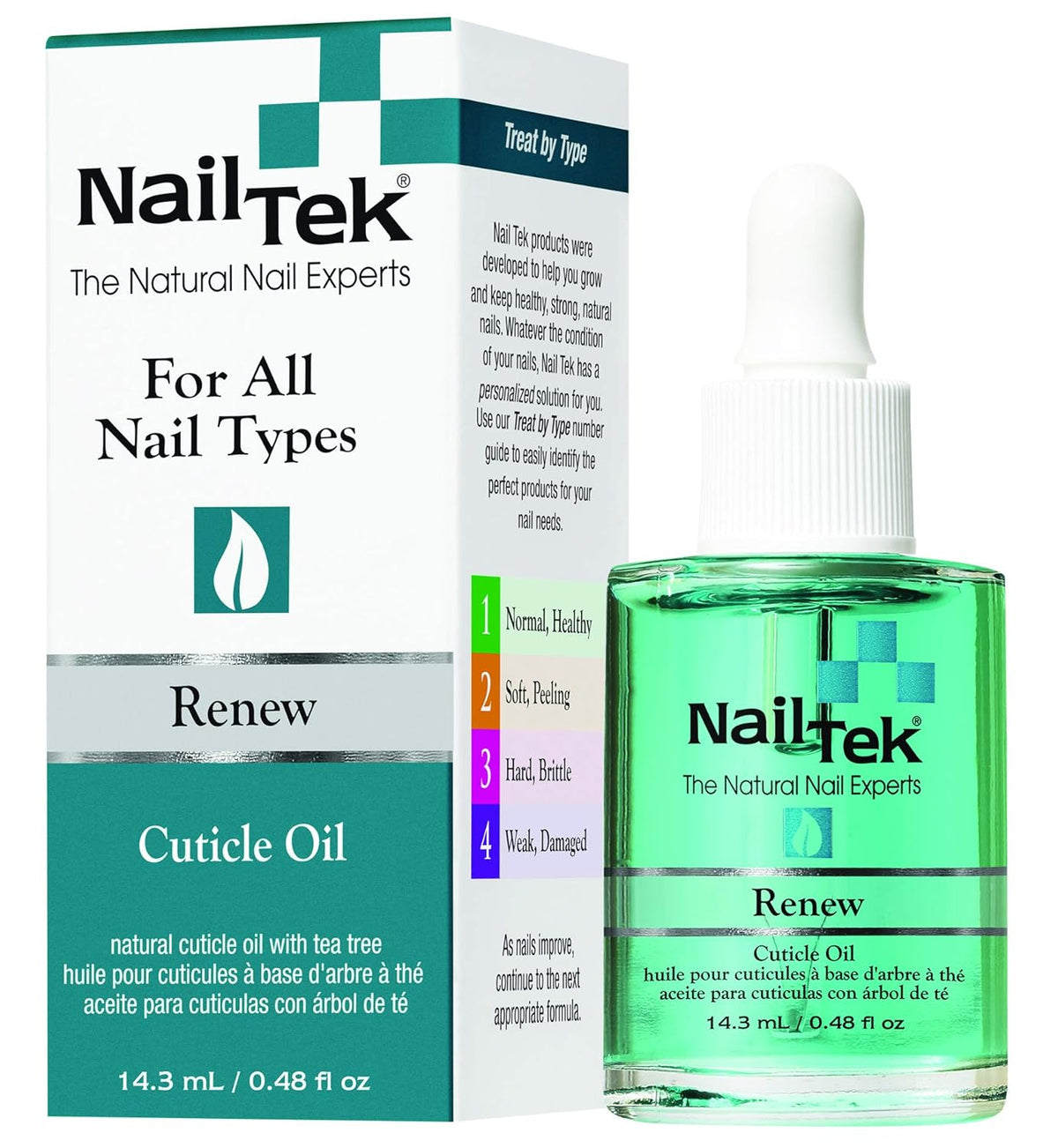 NailTek Renew Cuticle Oil, 0.5 oz