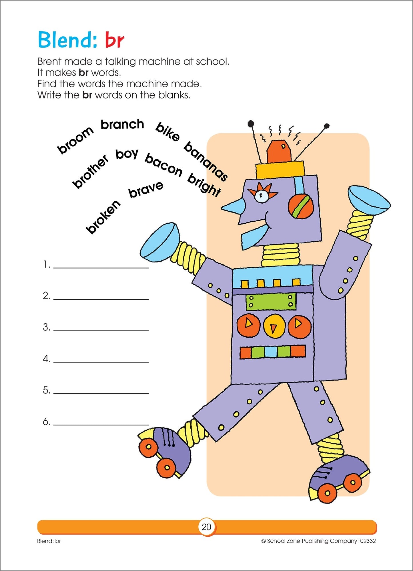 School Zone Phonics Review Grades 1-3 Workbook