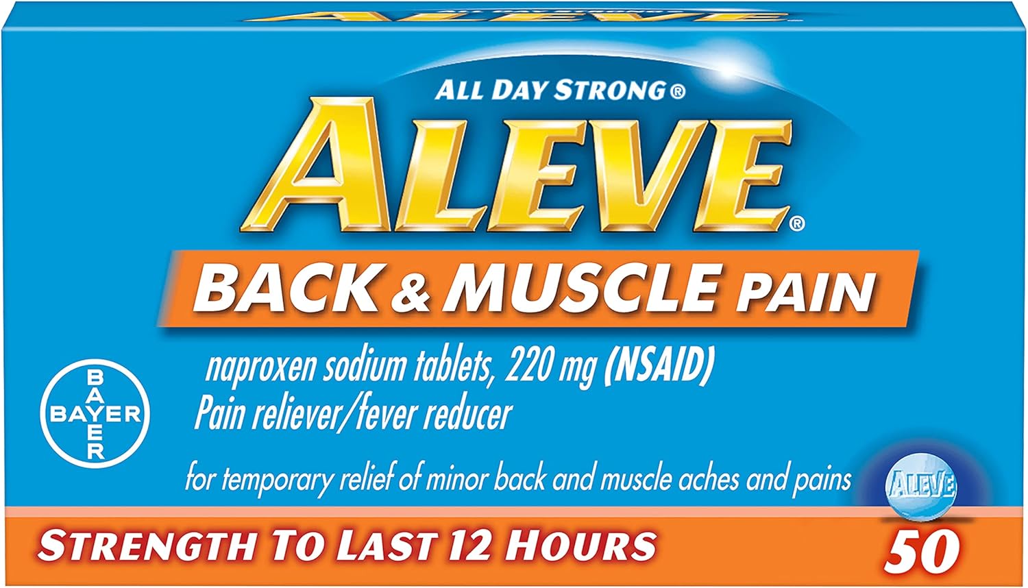 ALEVE BACK AND MUSCLE 220MG TABLET 50CT