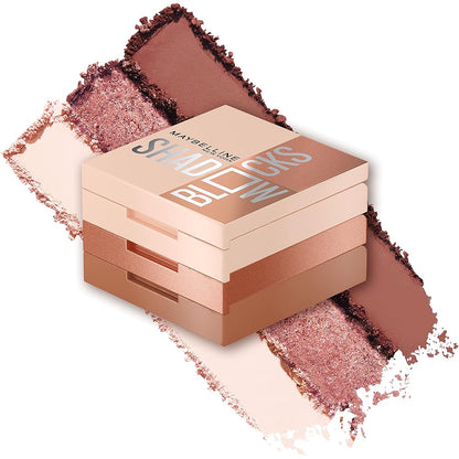 MAYBELLINE New York Shadow Blocks Eyeshadow Palette Makeup, North 3rd and Bedford Ave, 0.08 oz