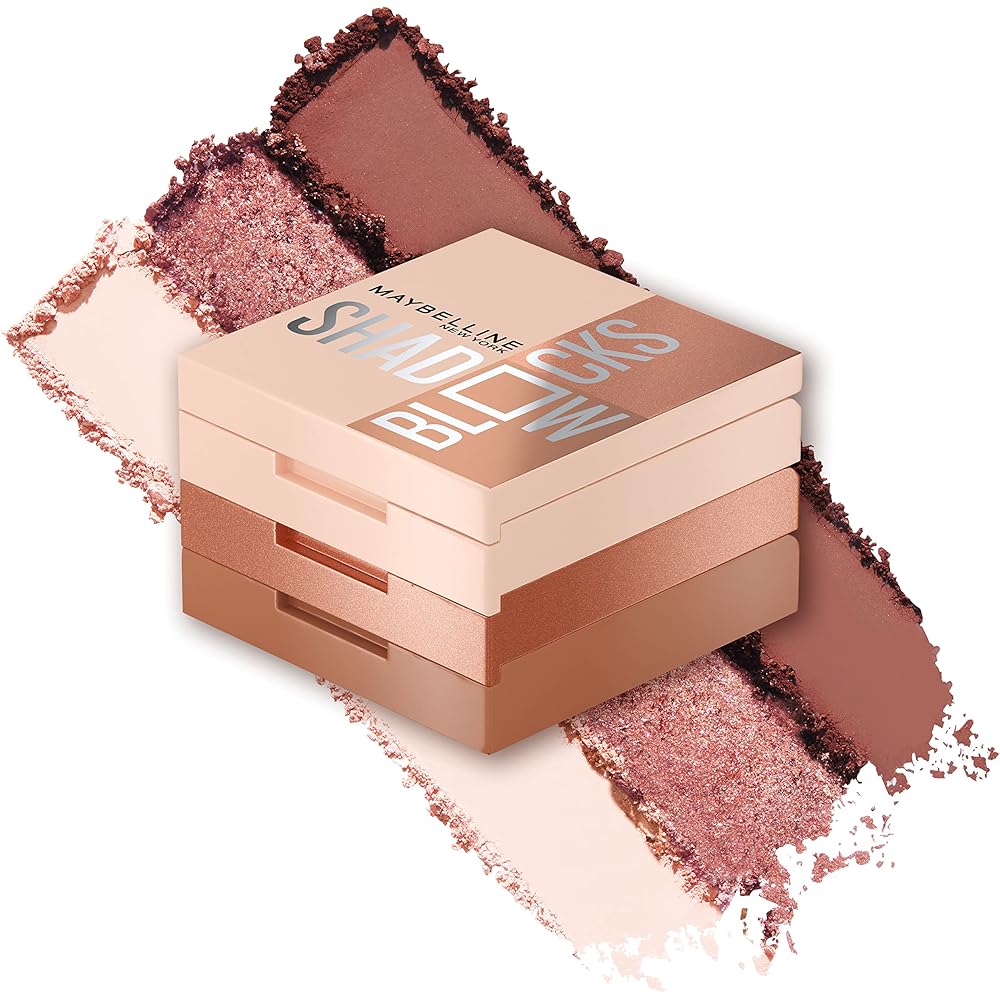 MAYBELLINE New York Shadow Blocks Eyeshadow Palette Makeup, 26th and Madison Ave, 0.08 oz