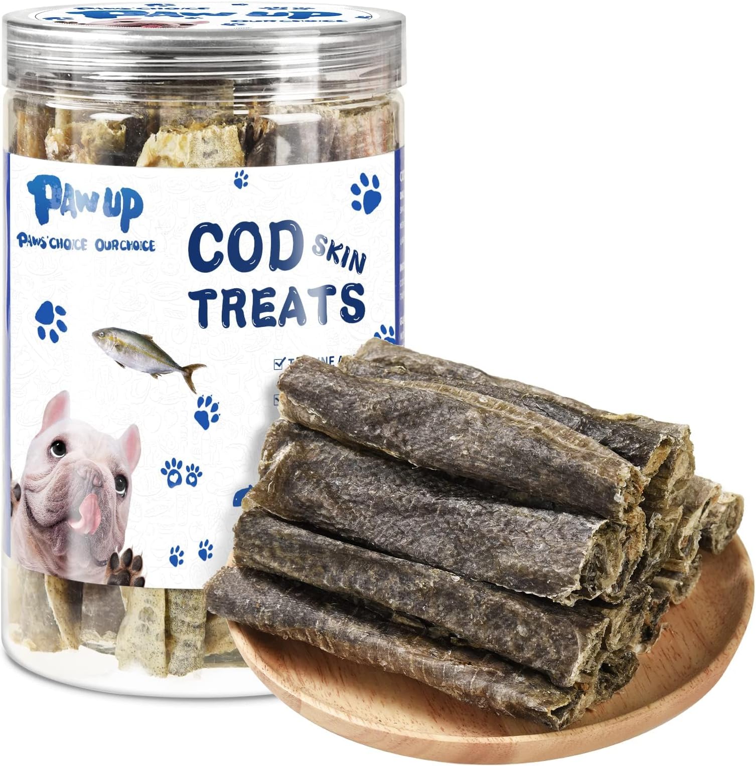 DOG TRT,CRISP,COD,BLUBRY