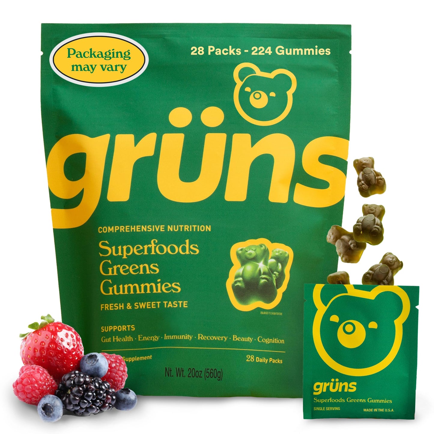 GUMMIES,GREENS,WTRMLN FLV