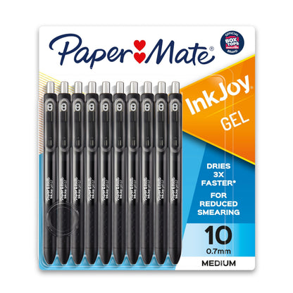 Paper Mate Inkjoy Gel Bright! Medium Point Pens, 6 count