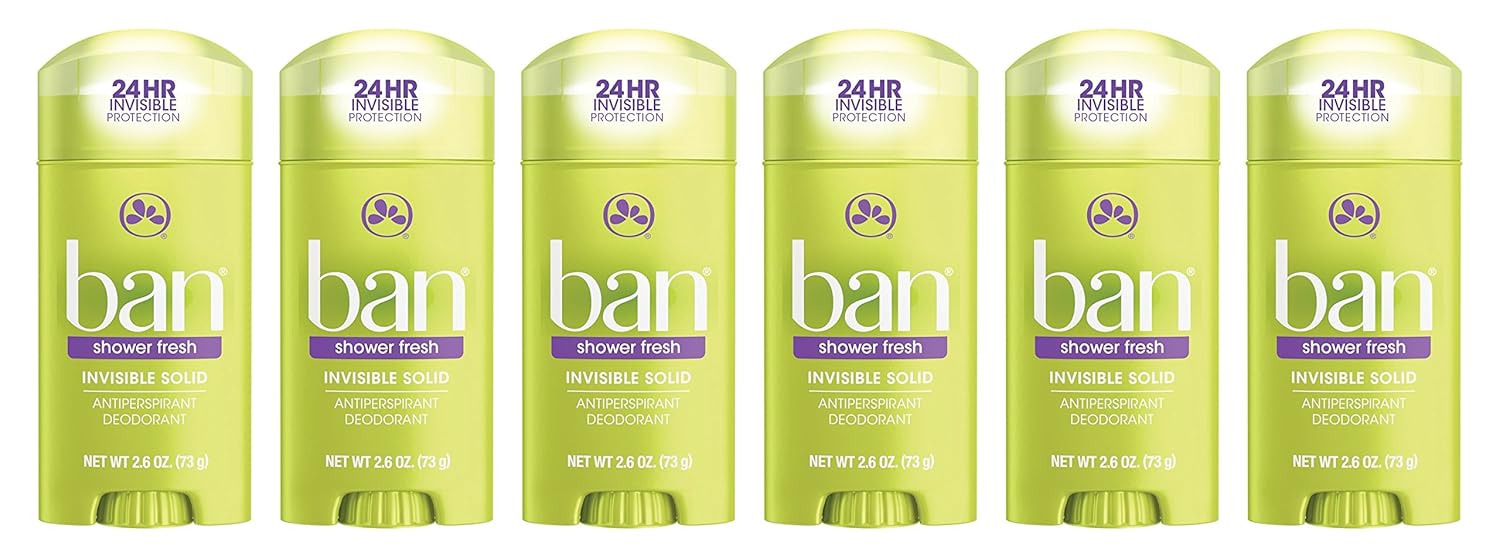 BAN INVISIBLE SOLID SHOWER FRESH 2.6OZ