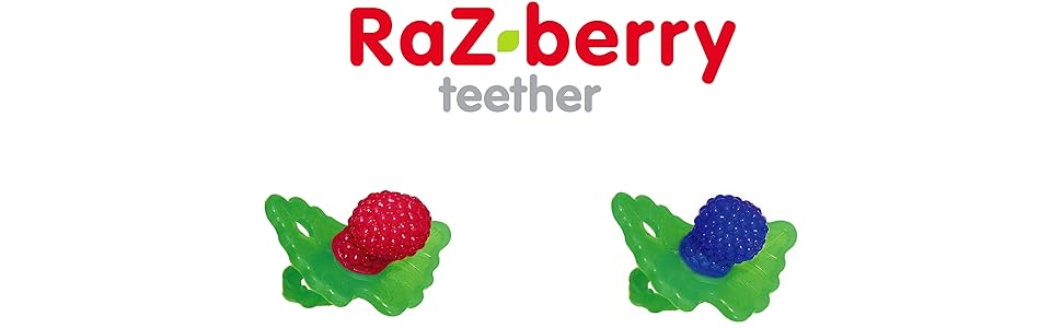 RAZ-BERRY SILICONE TEETHER