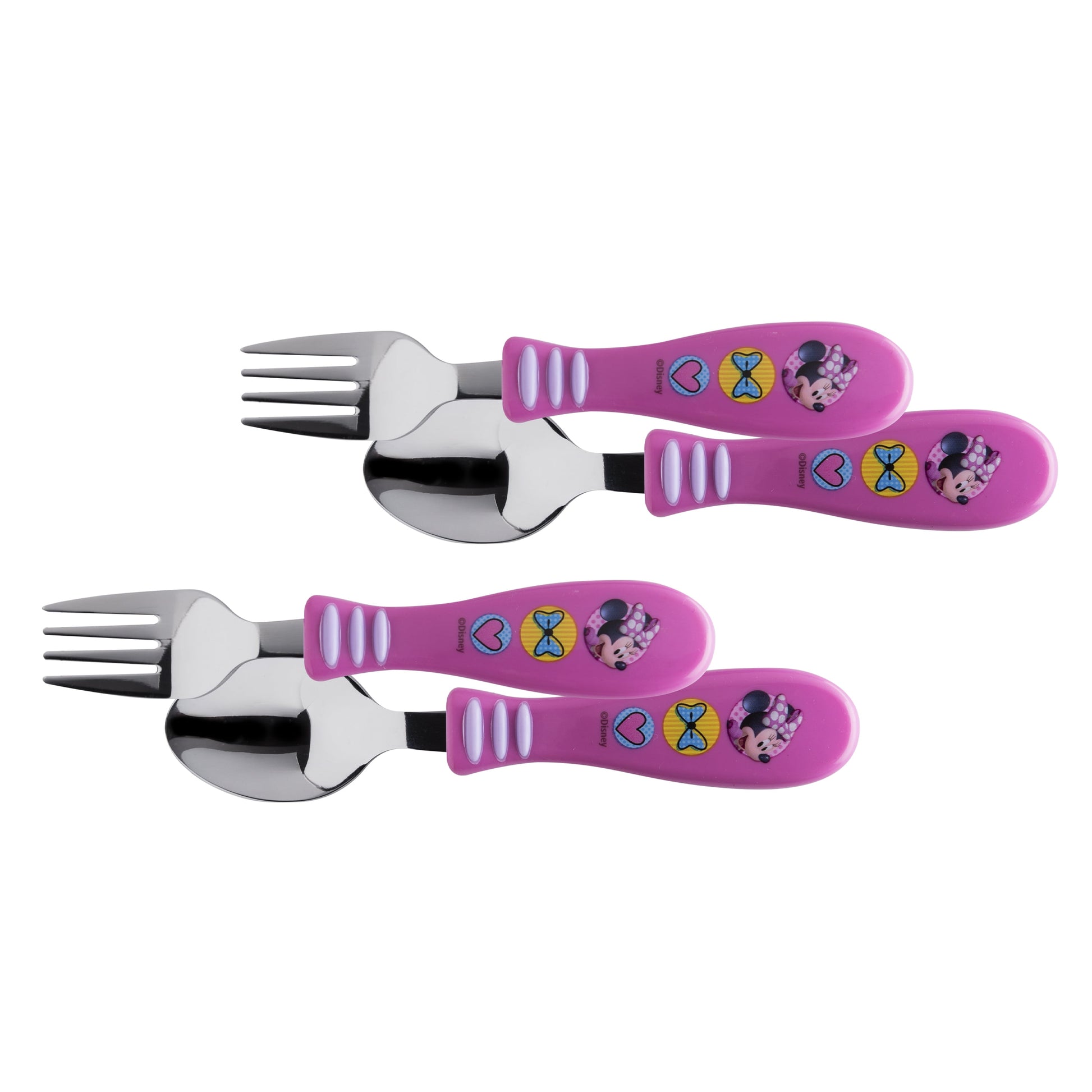 Disney Baby Mickey & Minnie Mouse Fork and Spoon Set - Assorted