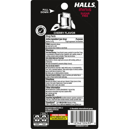 HALLS S/F CHERRY MINIS DRP 24CT