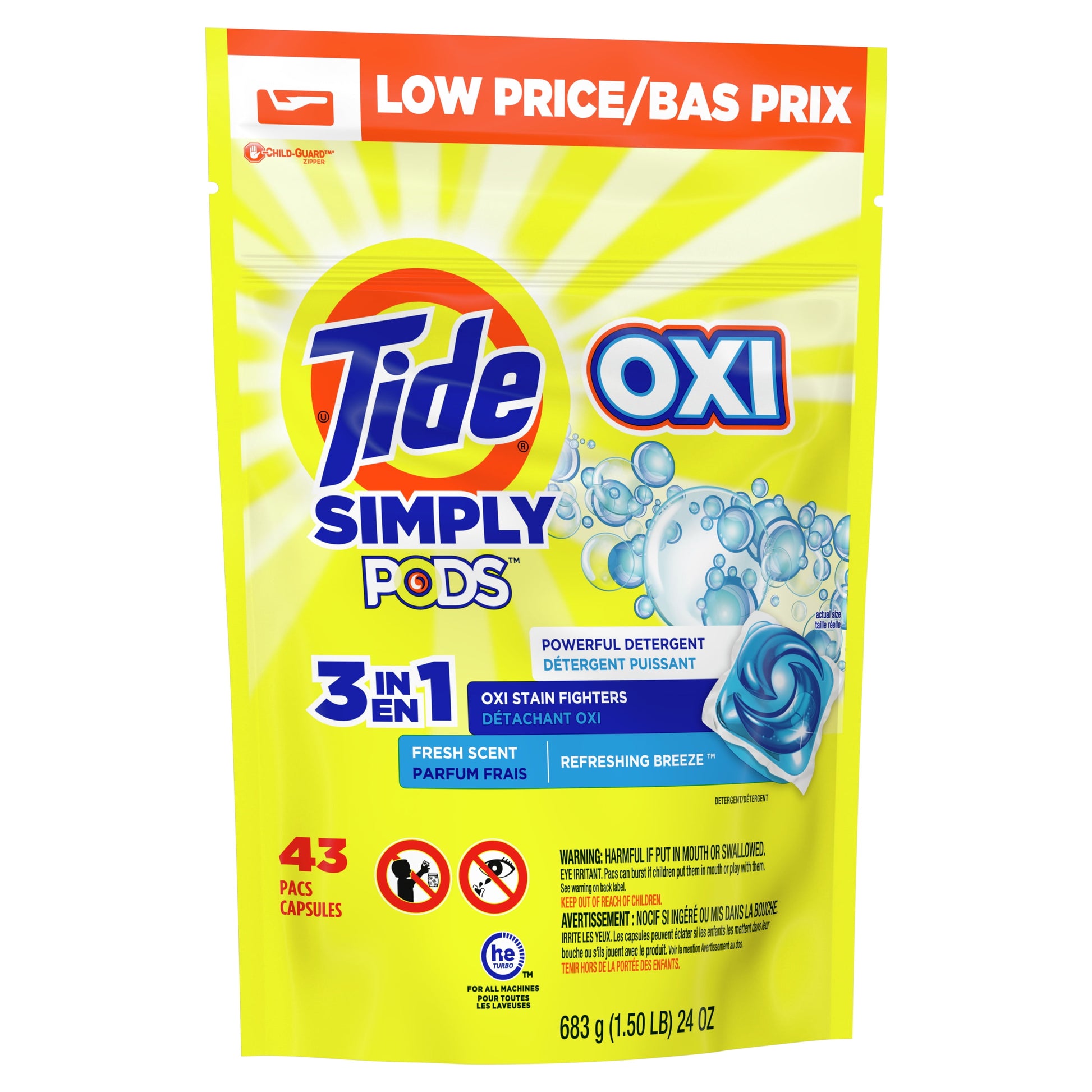 TIDE SIMPLY ALL IN ONE LQ 4X117OZ