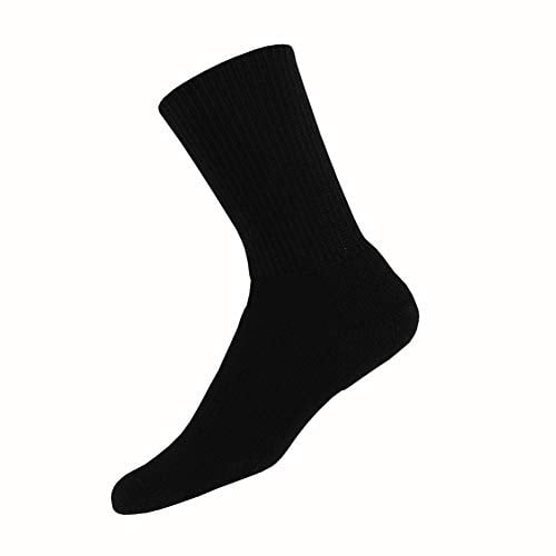 Russell Fashion Foot Women's Moderate Compression Long Crew Sock - White 1 pair