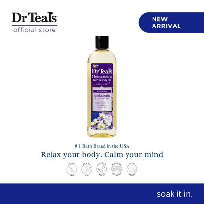 Dr Teals Bath & Body Oil Melatonin Sleep Blend 8.8oz