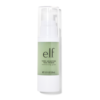 e.l.f. Tone Adjusting Face Primer Large - Green, 1.01 fl oz