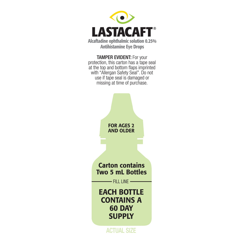 LASTACAFT 0.25% ANTIHISTAMNE EYE DRP 5ML