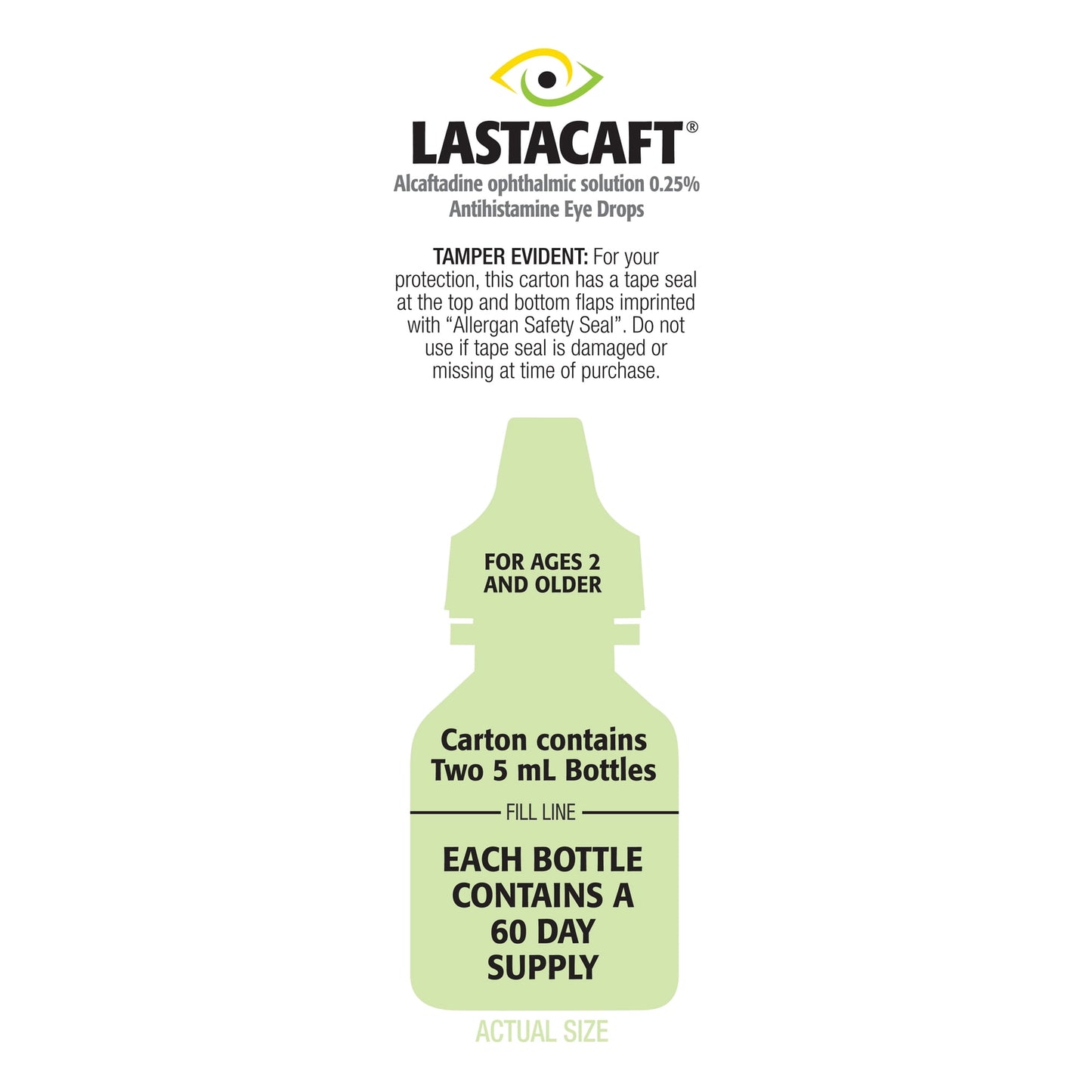 LASTACAFT 0.25% ANTIHISTAMNE EYE DRP 5ML