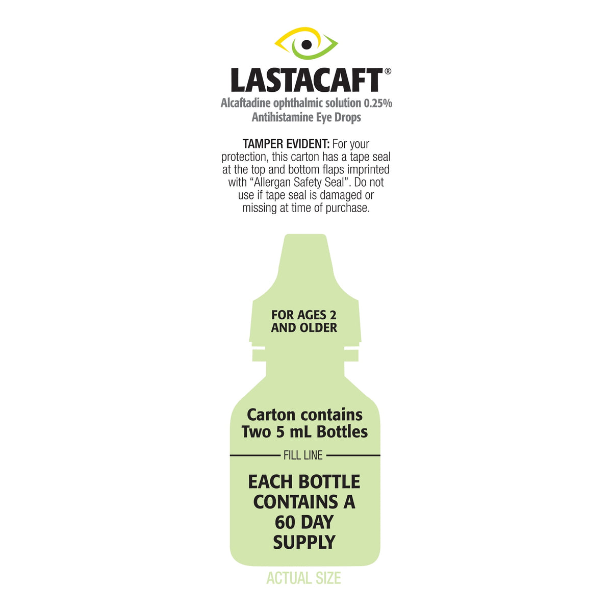 LASTACAFT 0.25% ANTIHISTAMNE EYE DRP 5ML
