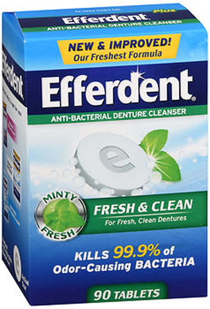 EFFERDENT FRESH/CLEAN TB 90 MINT