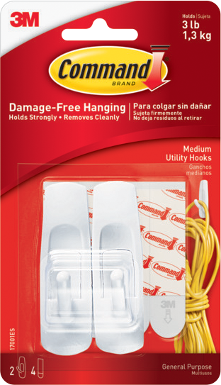 COMMAND ADHESIVE HOOK 2 MD