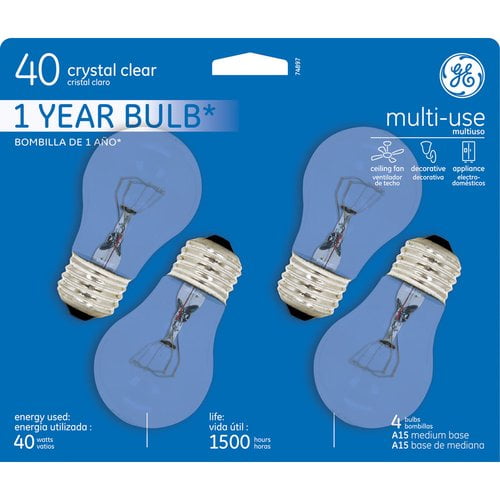 BULB 40W CLEAR FAN 2 CARD