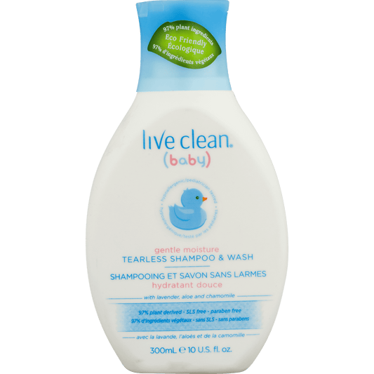 LIVE CLEAN BABY SOOTHNG WASH 10