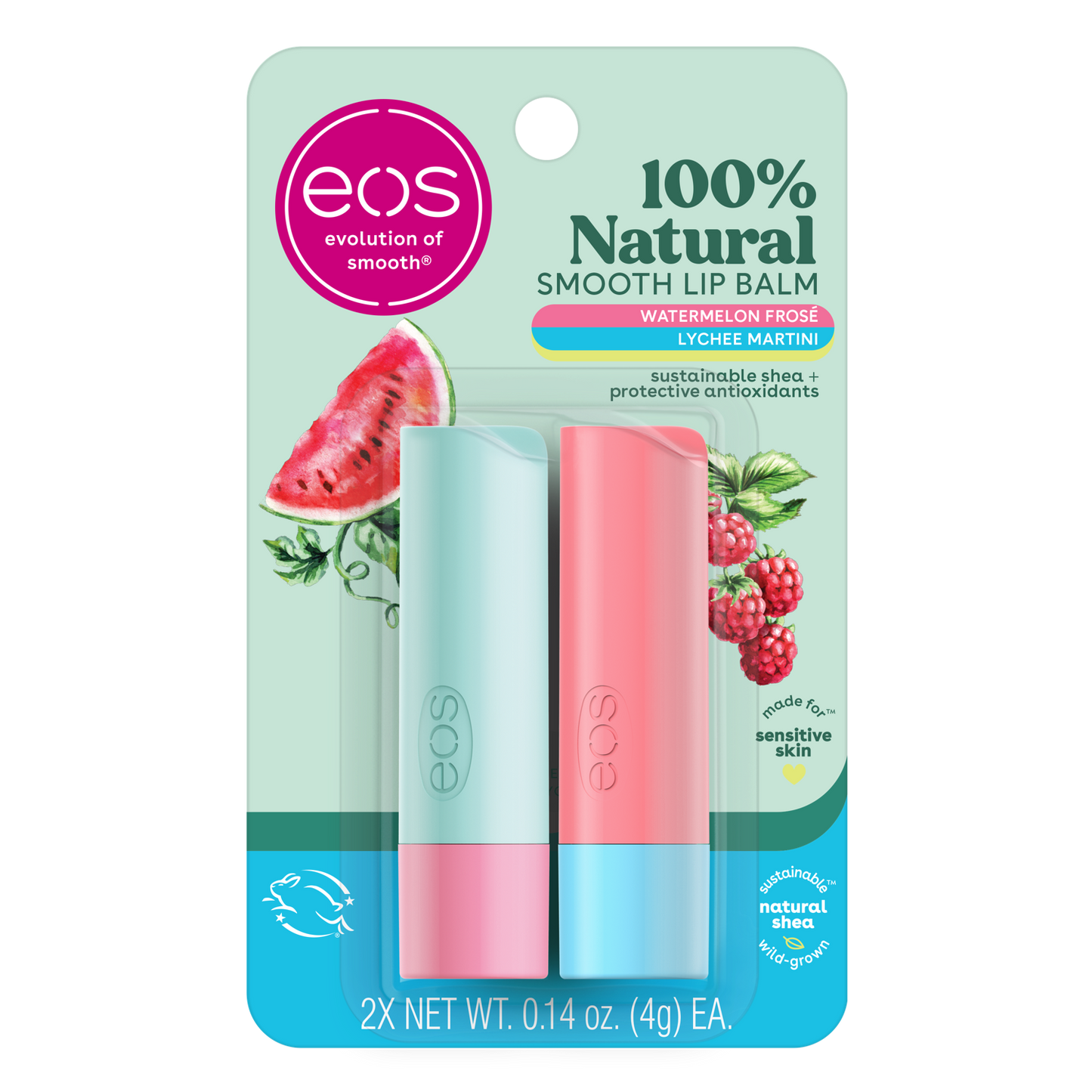 EOS LIP BALM 2PK WATERMELON