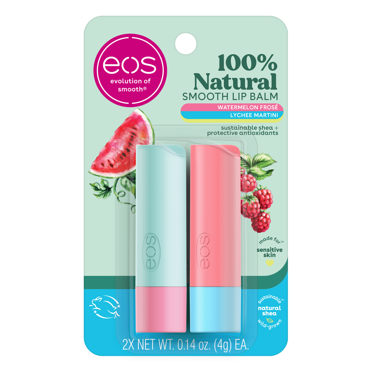 EOS LIP BALM 2PK WATERMELON