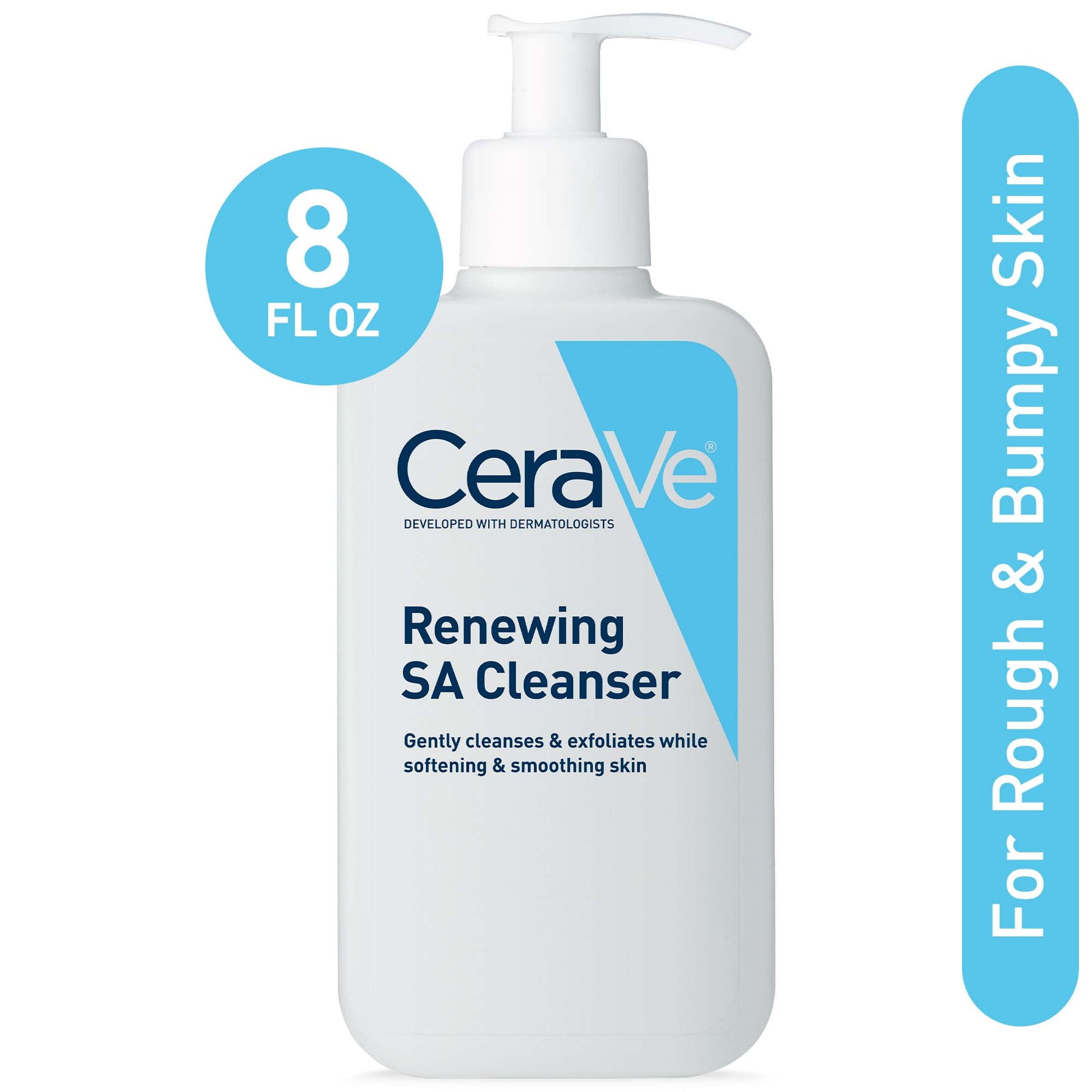 CeraVe Renewing SA Cleanser for Normal Skin, 8 oz