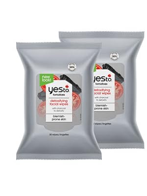 YES TO FACIAL WIPES CHARCOAL 30CT