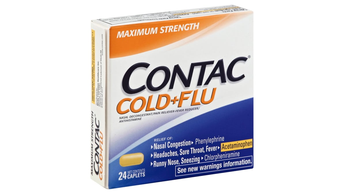 CONTAC COLD FLU DAY/NITE CAPLET 28CT