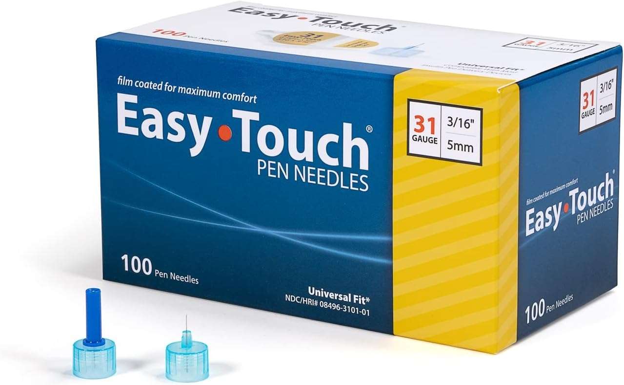 QUICK TOUCH INSULIN 33GX5MM PEN NDL 100