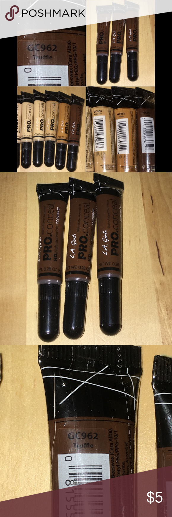 L.A. Girl Pro Conceal HD Concealer - Truffle, 0.28 oz