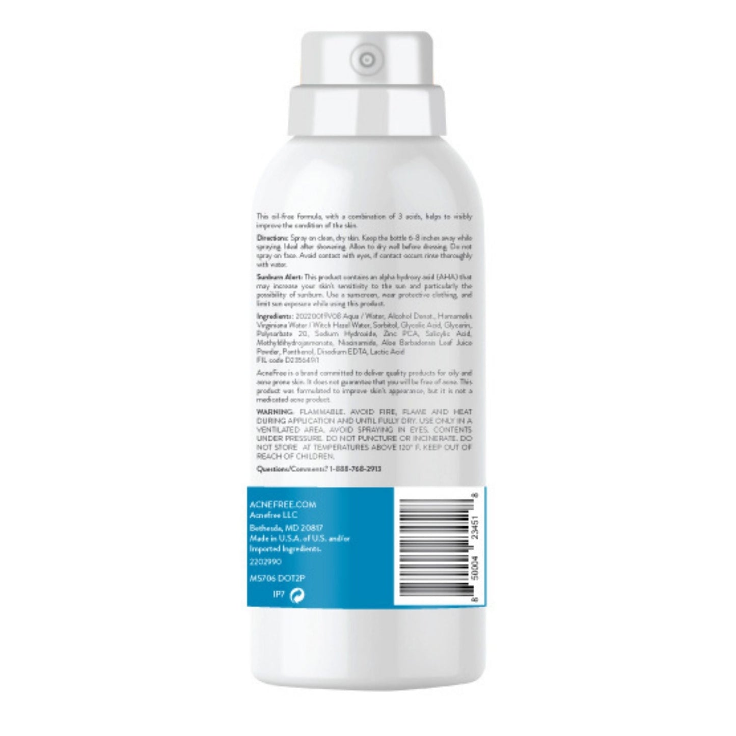 ACNEFREE OLF CLNSR CR 2.5% 237ML