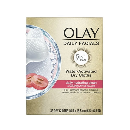 OLAY 5IN1 CLOTH HYDRATING 33CT