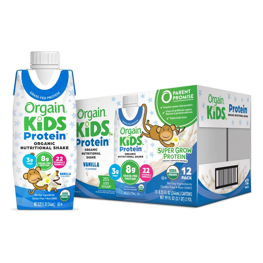 ORGAIN KIDS PROTEIN LQ 12X237ML