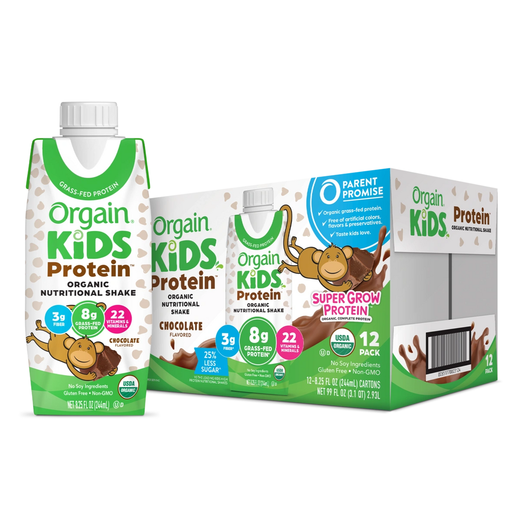 ORGAIN KIDS PROTEIN LQ 12X244ML