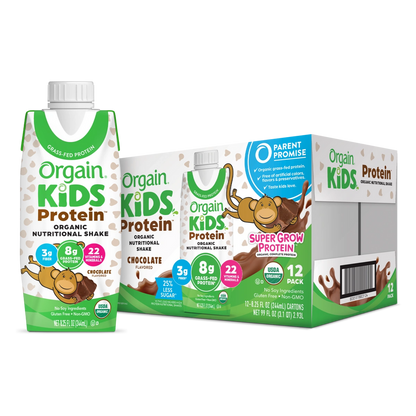 ORGAIN KIDS PROTEIN LQ 12X244ML