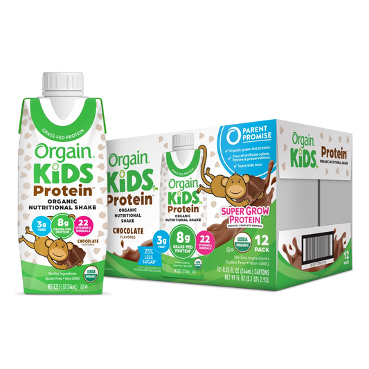 ORGAIN KIDS PROTEIN LQ 12X237ML
