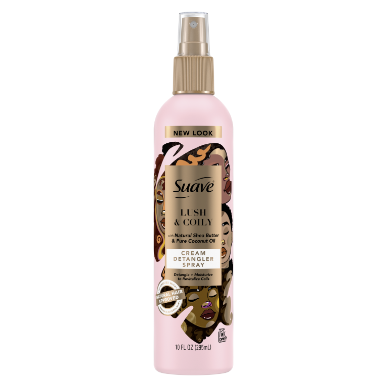 Suave Hairspray Lush & Coily Cream Detangler 10oz