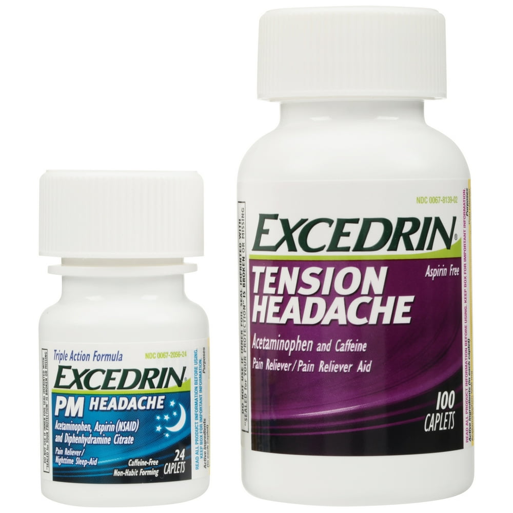 EXCEDRIN TENSION HEADACHE CPL 100CT