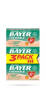 BAYER CHD ASA CW 81MG 36 ORANGE