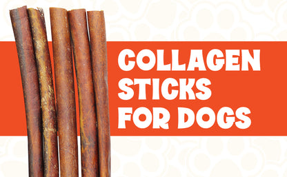 TruRanch 5" Rawhide Alternative Collagen Sticks for Dogs - Made with Real Chicken, 15 Count