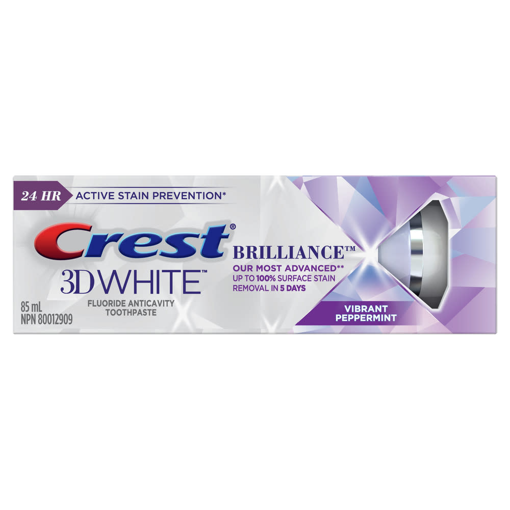 Crest Toothpaste 0.85oz 3D White Vibrant Peppermint(36in)