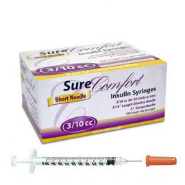 SURECOMFORT SYG .5CC 31GX6MM 100CT
