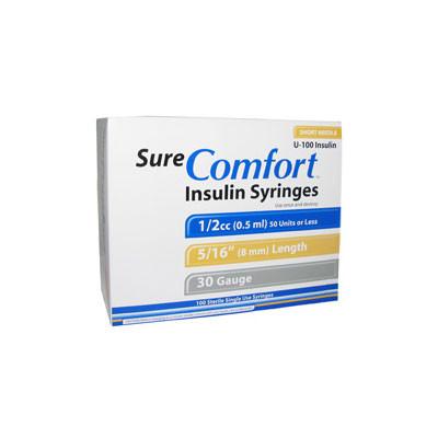 SURE COMFT SY 31GX1/4N 3/10ML 100