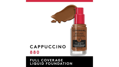 COVERGIRL Outlast Extreme Full Coverage Liquid Foundation - 877 Deep Golden