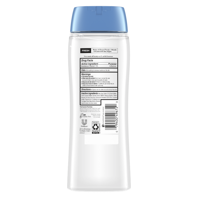 Suave Body Wash Deeply Clean Anti-Bacterial 18oz