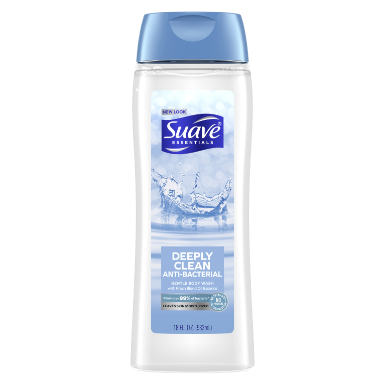 Suave Body Wash Deeply Clean Anti-Bacterial 18oz