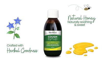 HERBION NATURALS THROAT SYRUP,KIDS,CHERRY