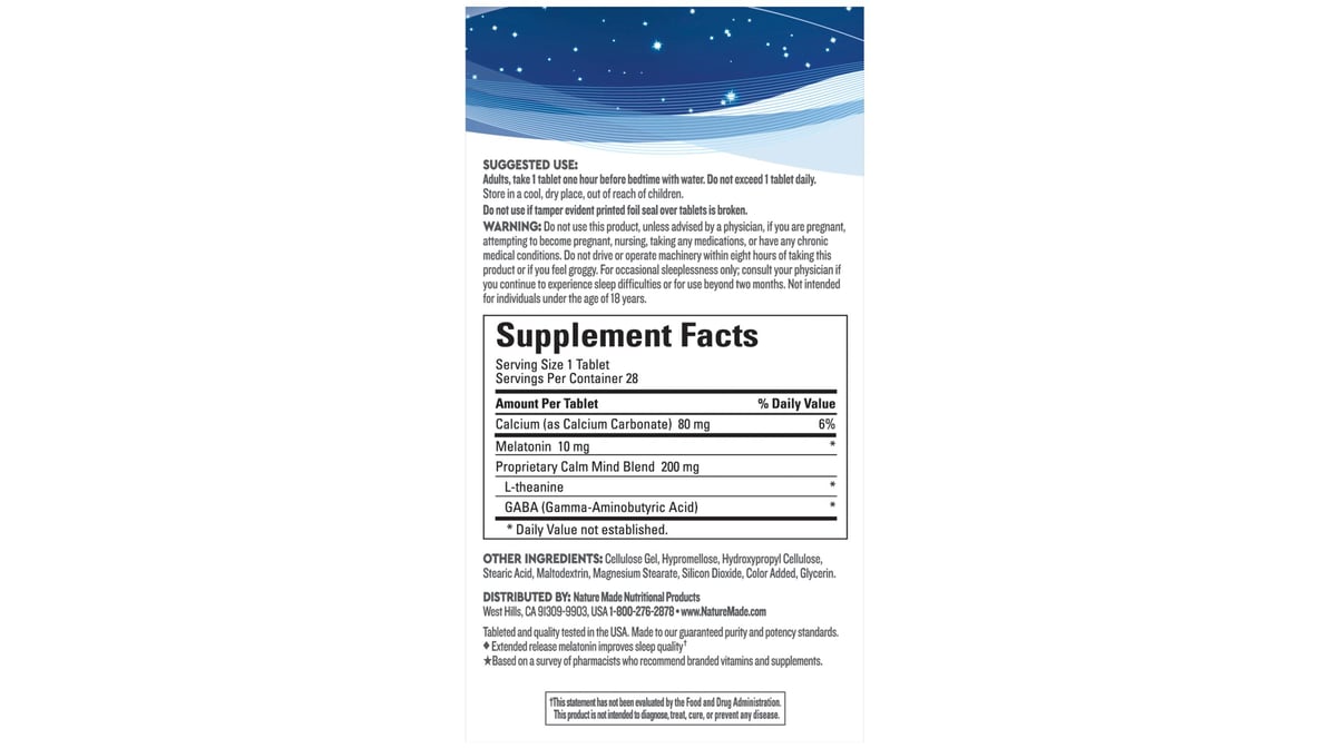 WELLBLENDS SLEEP LONGER TAB 35CT NAT MAD