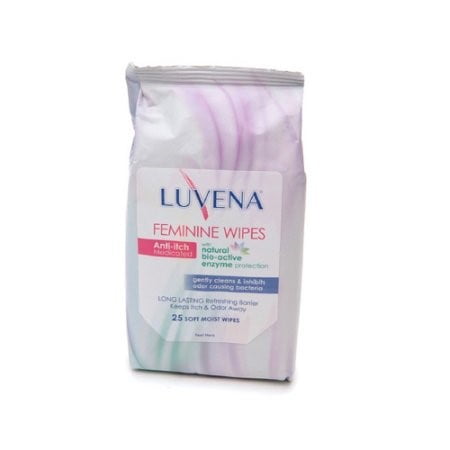 LUVENA MEDICATED WIPES ANTI-ITCH 25CT