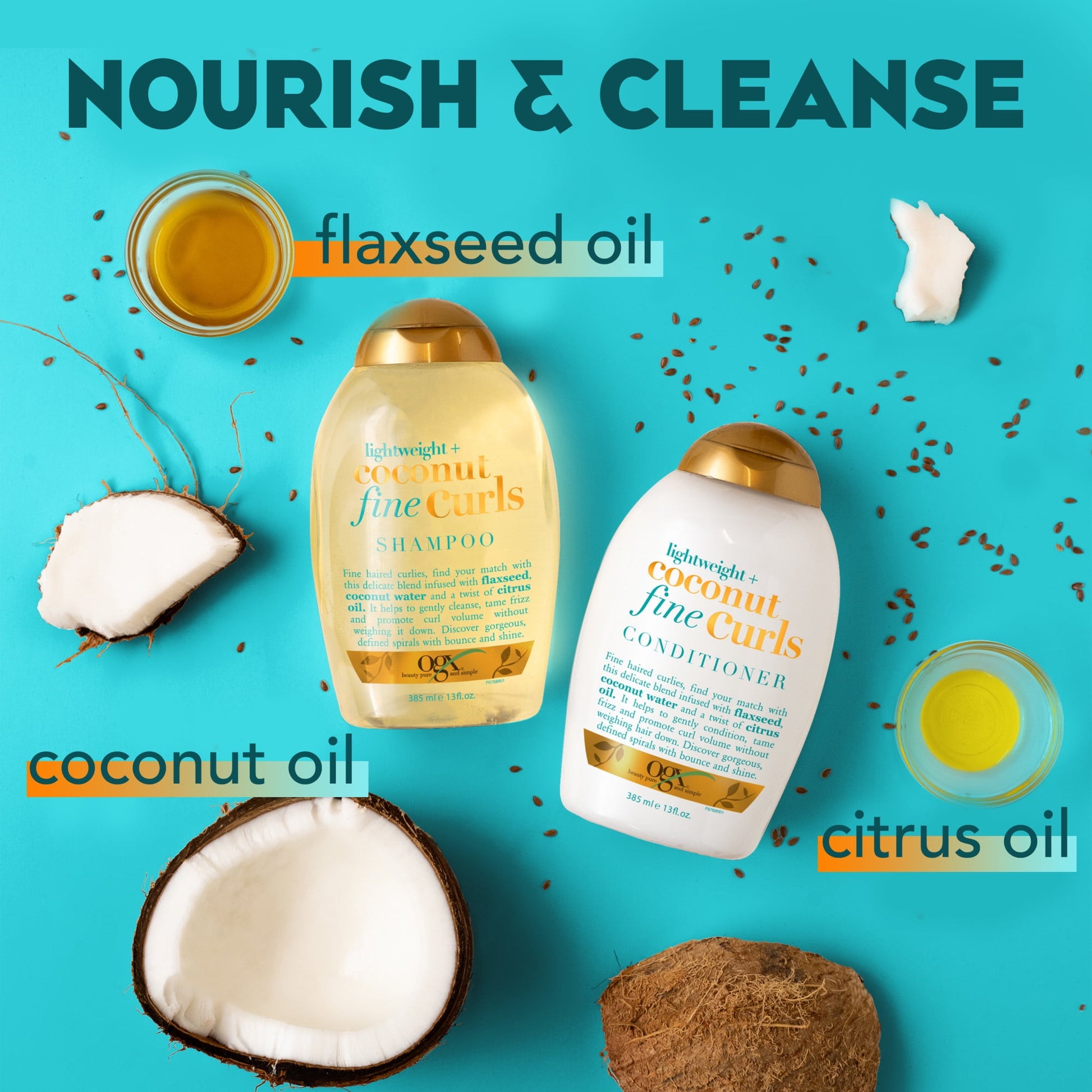 OGX COCONUT CURLS SHAMPOO 19.5Z